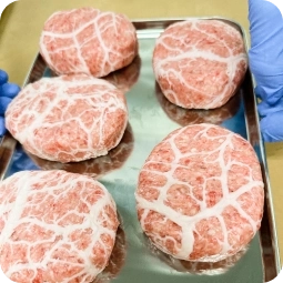 ハンバーグ加工